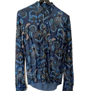 Scotch & Soda jacquard button down shirt